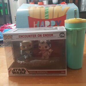 Combo Starbucks 2025 Summer Vacuum Insulated Tumbler + Funko 294 + Gift Bag
